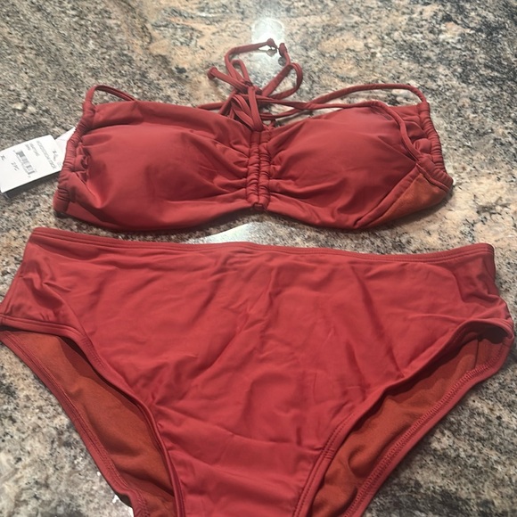 NWT Vicious Young Babes Bikini Set.Size XL.Color Rust